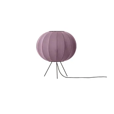 Made By Hand - Knit-Wit 45 Round golvlampa, röd, 58 cm – tillverkad för hand