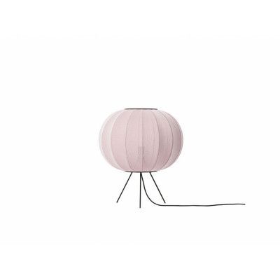 Made By Hand - Knit-Wit 45 Round golvlampa Low, 58 cm, rosa –