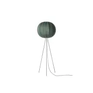 Made By Hand - Knit-Wit 60 Round golvlampa, 175 cm, grön –