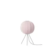 Made By Hand - Knit-Wit 60 Round golvlampa, rosa, 100 cm –