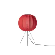 Made By Hand - Knit-Wit 60 Round golvlampa, röd, 100 cm –