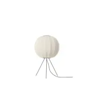 Made By Hand - Knit-Wit 60 Round golvlampa, vit, 100 cm –