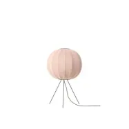 Made By Hand - Knit-Wit 60 Round golvlampa, beige, 100 cm – tillverkad för hand