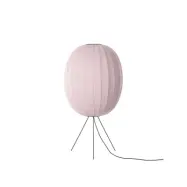 Made By Hand - Knit-Wit 65 High Oval golvlampa, 130 cm, rosa –
