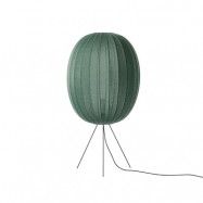 Made By Hand - Knit-Wit 65 High Oval Golvlampa Medium Tweed Green