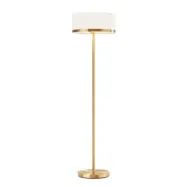 Marcel golvlampa H150cm mässing/vit