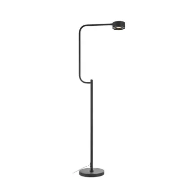 Markslöjd - Hugo LED-golvlampa, svart, järn, höjd 130 cm, dimbar
