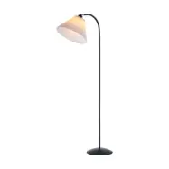 Medina golvlampa, svart/vit