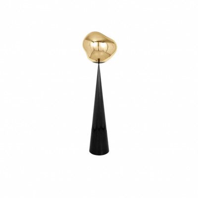 Melt Cone Fat golvlampa  guld LED