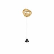 Melt Cone Slim golvlampa guld LED