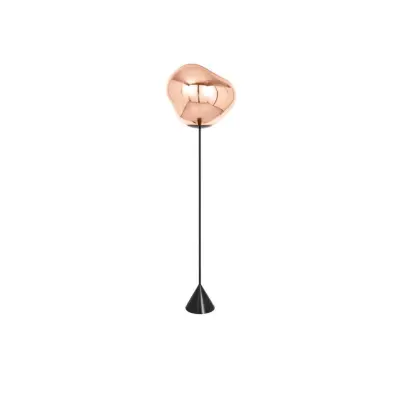 Melt Cone Slim golvlampa koppar LED