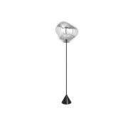 Melt Cone Slim golvlampa silver LED