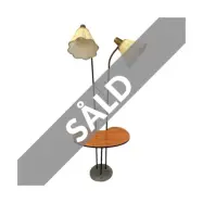 Miracle 2-armad golvlampa med bord