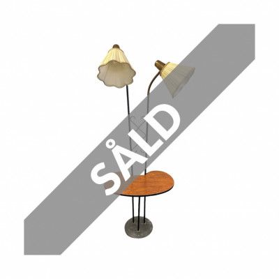 Miracle 2-armad golvlampa med bord