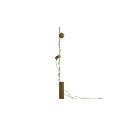 Muuto - Post Golvlampa Brown Green