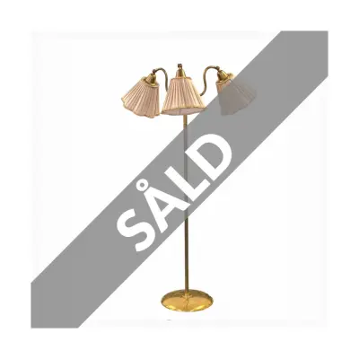 Myles 3-armad golvlampa, mässing