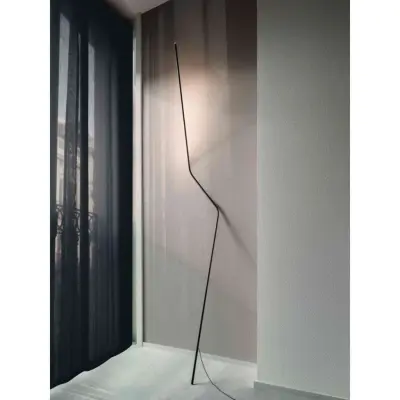 Neo Golvlampa Gold Nemo Lighting - Vardagsrum - Aluminium