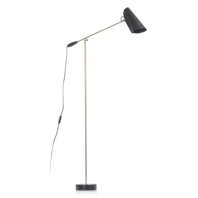 Northern - Birdy Golvlampa Svart/Mässing