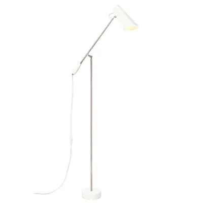 Northern - Birdy Golvlampa Vit/Krom