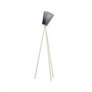 Northern Oslo Wood golvlampa green, beige stativ