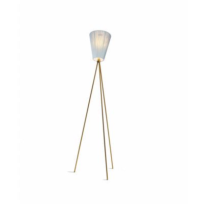 Northern - Oslo Wood Golvlampa Guld/Ljusblå