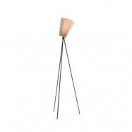 Northern - Oslo Wood Golvlampa Svart/Beige