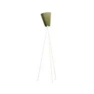 Northern - Oslo Wood Golvlampa Vit/Olive