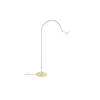 Nuura Aps - Petalii Golvlampa White/Polished BrassNuura