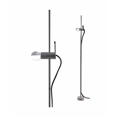 Oluce - Agnoli Golvlampa Nickel