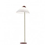 Pandul - Opala Maxi Golvlampa Bordeaux/Brass