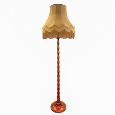 Paris golvlampa, trä 2-arm