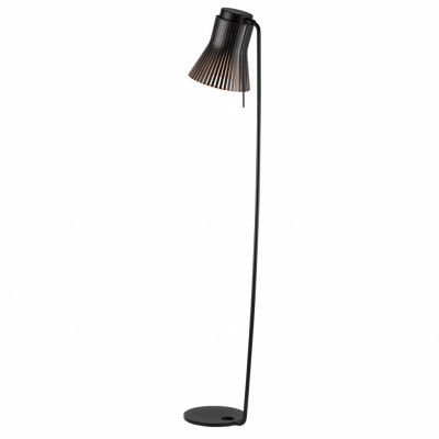 Petite golvlampa, svart 130cm