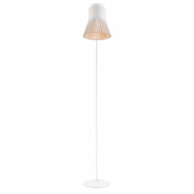 Petite golvlampa, vit 130cm