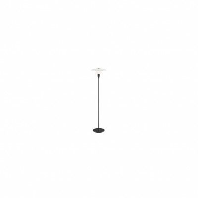 PH 3 1/2-2 1/2 golvlampa, svart metalliserad/opalglas 130cm