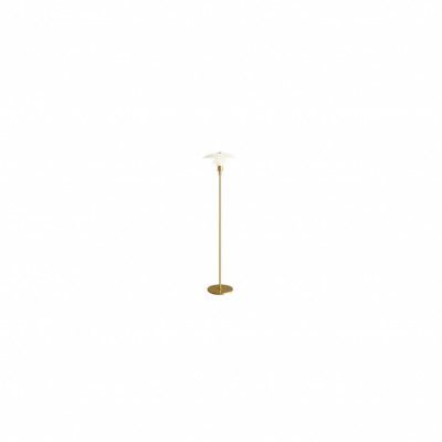 PH 3½-2½ golvlampa, mässing/opal 130cm