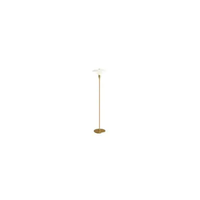 PH 3½-2½ golvlampa, mässing/opal 130cm