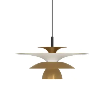 Picasso pendel D380 antikmässing G9