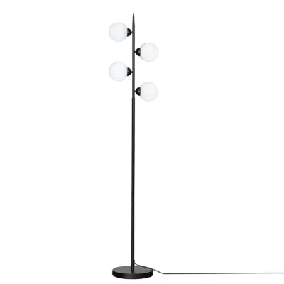 Punto Golvlampa, Matt svart 160cm