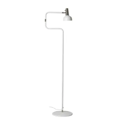 Ray golvlampa, vit/nickel 127cm