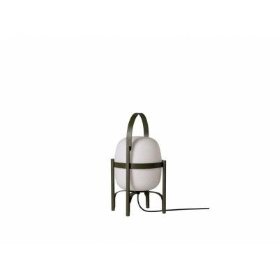 Santa&Cole - Cesta Exterior Utomhus Golvlampa Olive Green Santa&Cole