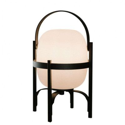 Santa&Cole - Cestita Alubat Portable Bordslampa IP65 Svart