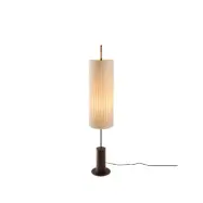 Santa&Cole - Dórica golvlampa, 143 cm, brun/beige