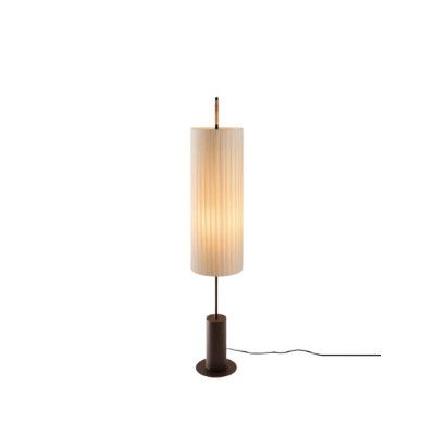 Santa&Cole - Dórica golvlampa, 143 cm, brun/beige