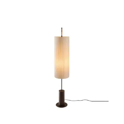 Santa&Cole - Dórica golvlampa, 143 cm, brun/beige