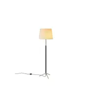 Santa&Cole - Pie de Salón G1 golvlampa krom/beige, Ø40 cm