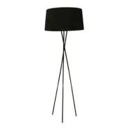 Santa&Cole - Trípode G5 Golvlampa Black/Black Ribbon