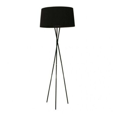 Santa&Cole - Trípode G5 Golvlampa Black/Black Ribbon
