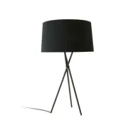 Santa&Cole - Trípode G6 Bordslampa Black/Black Ribbon