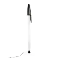 SELETTI - BIC LED-pendellampa, svart, längd 173 cm