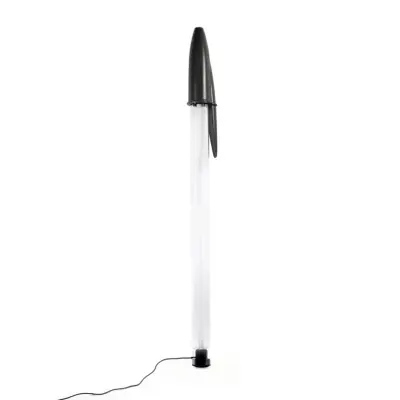 SELETTI - BIC LED-pendellampa, svart, längd 173 cm